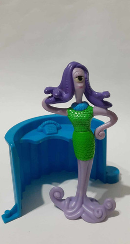 Muñeco Monsters Inc. Mc Donalds Celia Mae Con Su Escritorio (Usado)