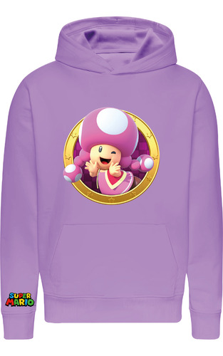 Poleron Toadette - Mario Bros - Nintendo - Videojuego - Estampaking