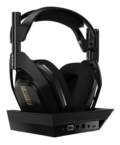 Headset Gamer Astro A50 Wireless Base Stations Ps4 pc Cor Preto