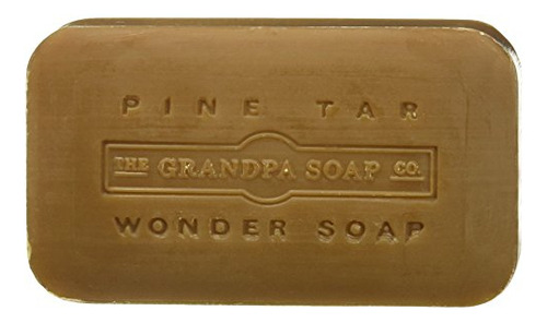 Jabón En Barra De Alquitrán De Pino De The Grandpa Soap Comp