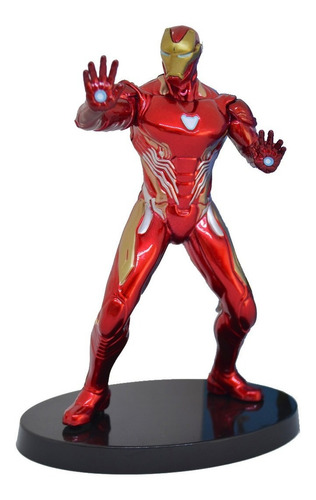 Iron Man Avengers Figura Coleccionable Con Base