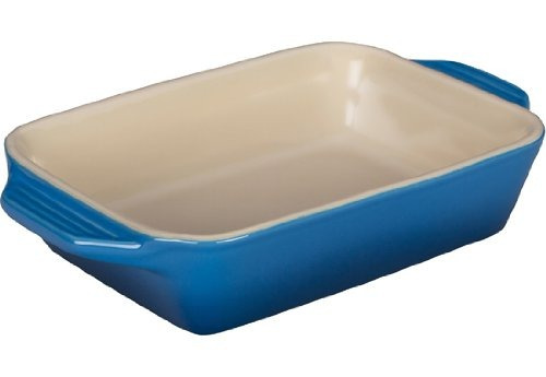 Plato Rectangular Le Creuset Cerámico Marsella Con Mango