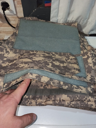 Imagen 4 de 4 de Chaleco Porta Placas Antibala Kevlar M-l Táctico Policial