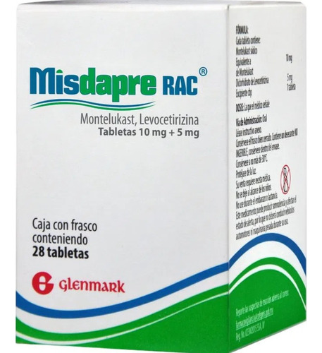 Misdapre Rac Montelukast Levocetirizina 28 Tabletas