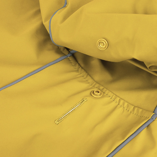 Impermeable Poncho Lluvia Para Perros Con Capucha Ch - Xxl Amarillo Grande