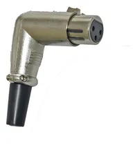 Comprar Conector Xlr Canon Hembra Ángulo Recto 3 Pines Ja-430l