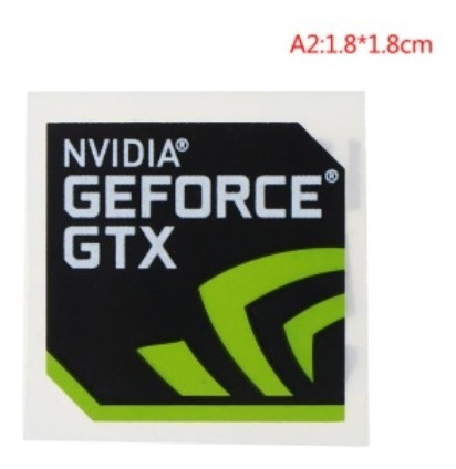 Sticker Original Nvidia Geforce Gtx 1.8 X 1.8cm
