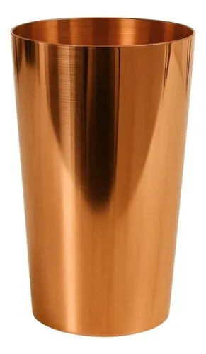 Copo De Cobre Puro 350ml Sem Verniz Para Ayurveda Cobre