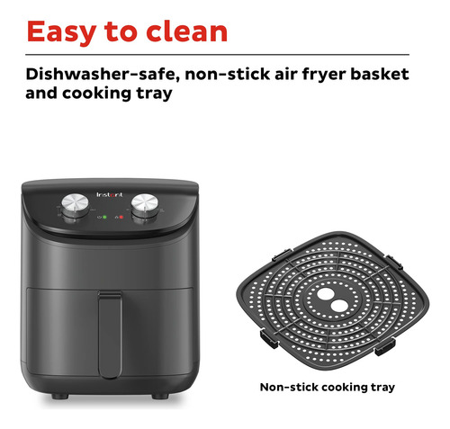 Freidora De Aire Instant Essentials 4qt Facil De Usar