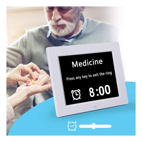 Reloj De Alzheimer Con Pantalla Digital De 7 Pulgadas