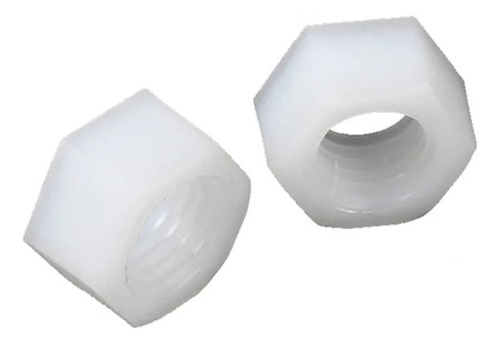 Tuercas 50 Piezas De Plástico Hexagonal