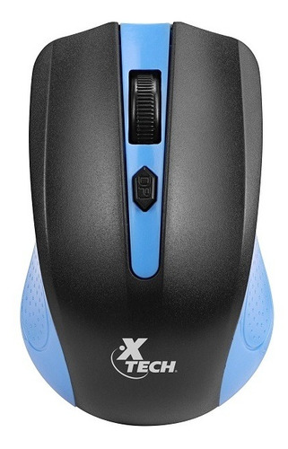 Mouse Óptico Inalámbrico Xtech Xtm-310bl 4 Botones Azul