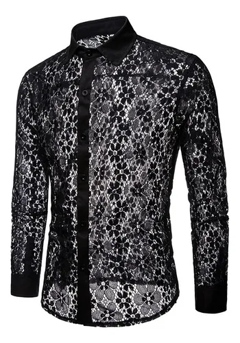 Camisa encaje hombre hotsell