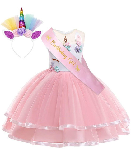 Unicornio Tutu Para Niñas Princess Halloween Costume F...