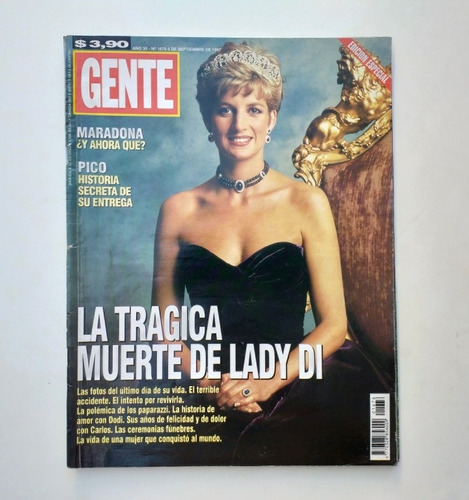 Muerte Princesa Lady Di Revista Gente Especial Excelente