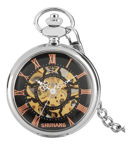 Reloj De Bolsillo Mecanico A Cuerda 3143
