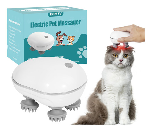 Masajeador Electrico Para Gatos, Masajeador De Mano Para Mas