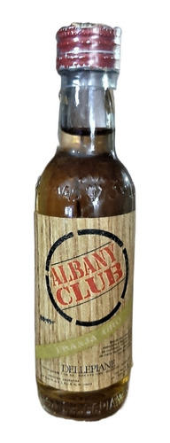 Botellita Miniatura Whisky Albany Club Franja Oro 1965