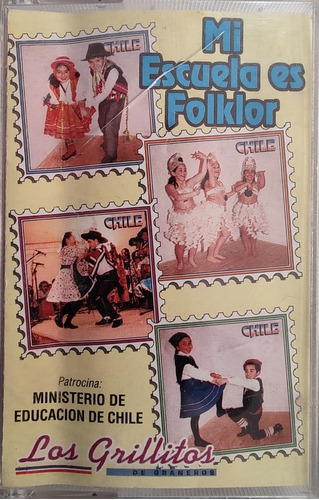 Cassette De Los Grillitos Mi Escuela De Folklore (2291