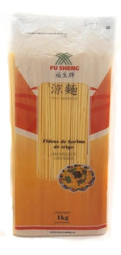Fideos De Trigo Amarillos- Fusheng - Ideal Para Chaw Mien 1k