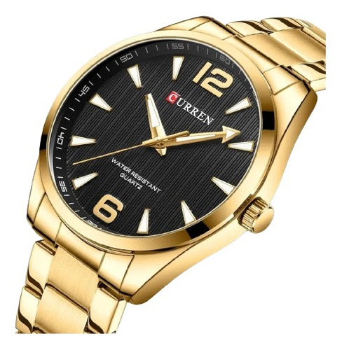 Reloj Para Hombre Curren 8434 Kred711801 Dorado