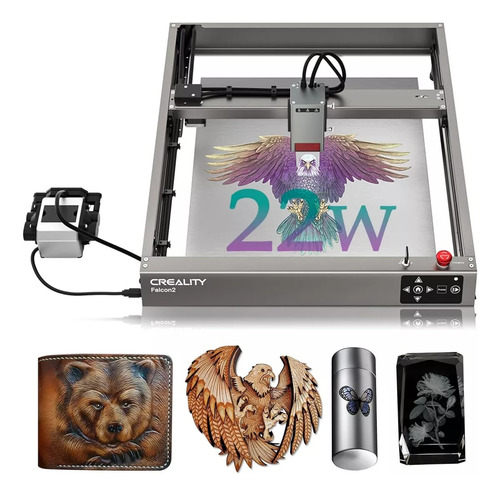 Máquina De Gravação A Laser Creality Falcon2 22w Com Bomba