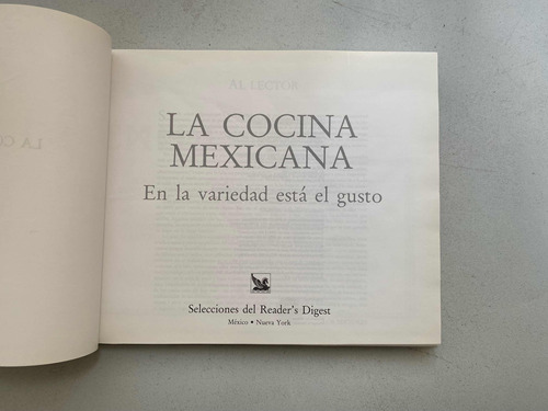 La Cocina Mexicana, Readers Digest (Reacondicionado)