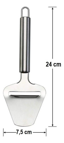 Fatiador De Queijos Plaina Espátula De Aço Inoxidável 24cm