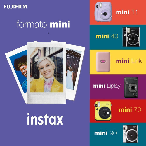 Imagen 2 de 5 de Película Fujifilm Instax Mini Stripes (10 Hojas)