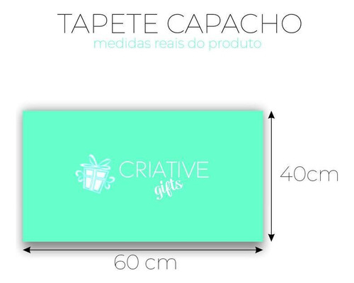 Tapete Capacho Personalizado Divertido Chegay