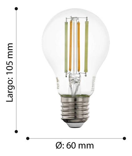 Ampolleta Led E27 1x6w Cod12574