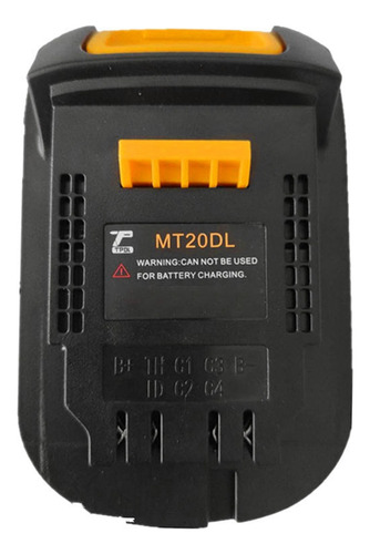 Adaptador Convertidor De Batería Mt20dl Para Makita 18v Bl18