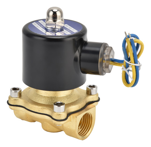 Válvula Solenoide Normalmente Cerrada 2w16015 G1/2 En Latón