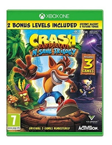 Trilogía Crash Bandicoot Nsane Xbox One Activision