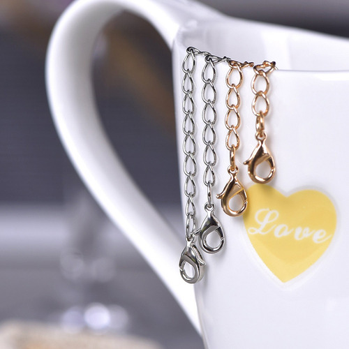 Juego De Cadenas Extensoras De Pulsera De Acero Inoxidable P