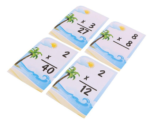 Tarjeta Didáctica De Matemáticas 2 Piezas