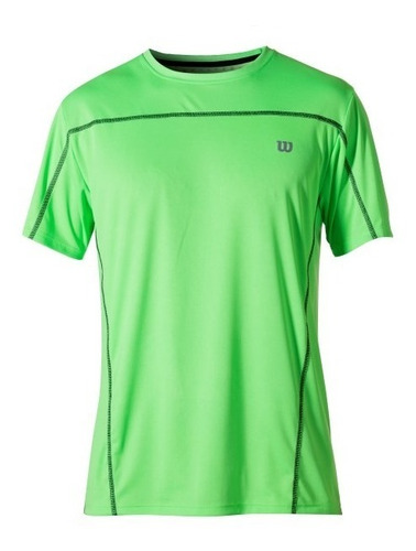 Polo Masculino Wilson - T-shirt Vision M Verde Neon - Tenis