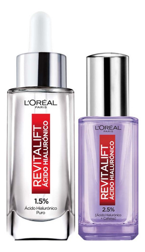Kit L'oréal Paris Revitalift Ácido Hialurónico Serum Facial