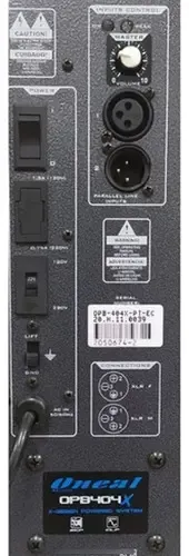 Caixa De Som Oneal Ativa Vertical Opb-404x 120w Rms 4x4'' Cor