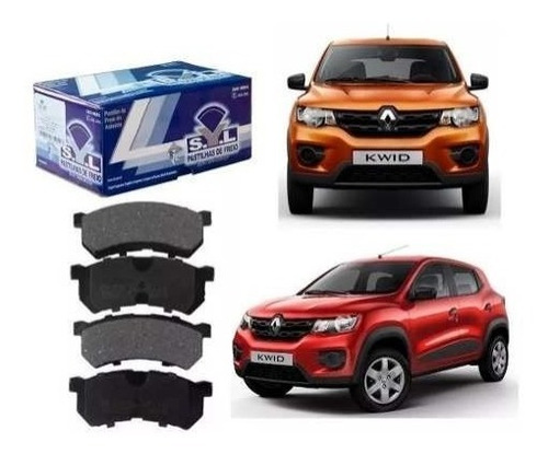 Pastilha Freio Dianteira Renault Kwid 1.0 12v 2017 18 19