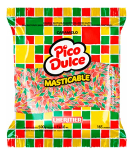 Caramelo Pico Dulce 500 Gr Golosina Sabor Frutal