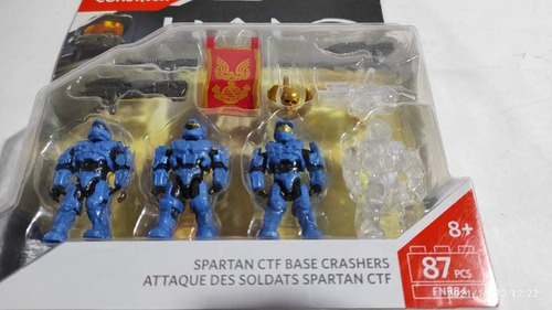 Halo Mega Construx Spartan Base Crashers Pack Bandera (Usado)