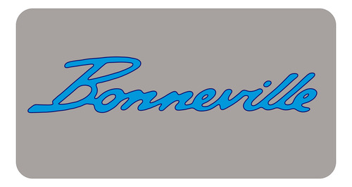 Adesivo Emblema Compatível Com Bonneville Azul T100 Bn003
