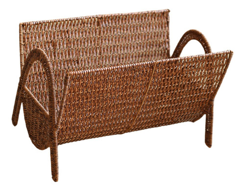 Cesta De Almacenamiento Para Revistero De Imitación De