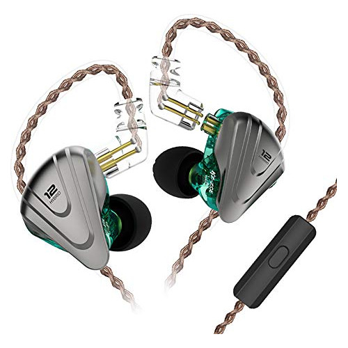 Erjigo Auriculares In-ear, Kz Zsx 1dd+5ba Híbridos Hifi Esté