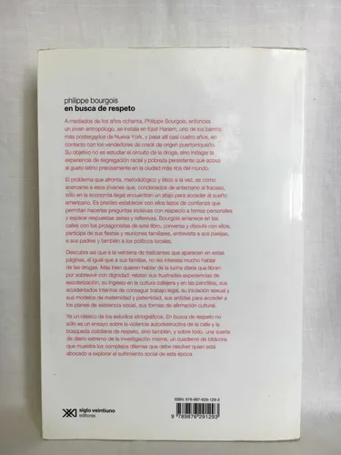 En Busca De Respeto - Philippe Bourgois - Siglo Veintiuno (Usado)