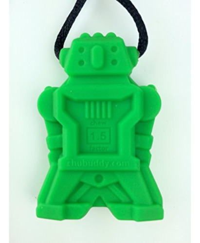 Chubuddy Robot Masticable Robotz - Verde, No Tóxico, Para Ma