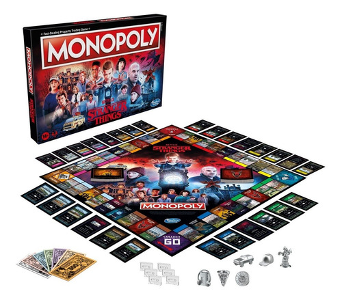 Imagen 2 de 10 de Monopoly Stranger Things 4 Netflix Edición Especial Original