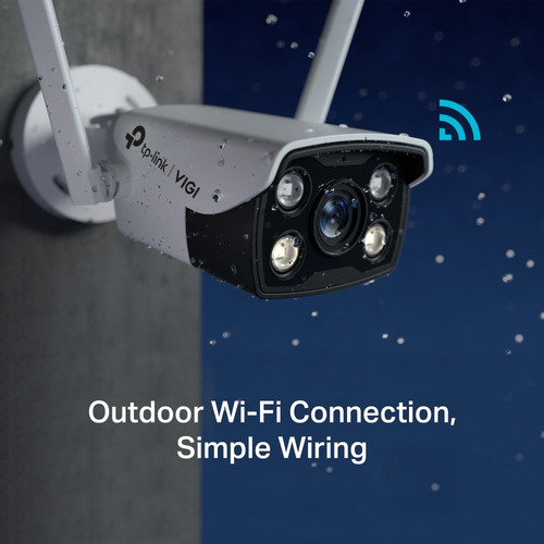 Cámara De Seguridad Ip/wifi Tp-link 4mp Vigi C340-w 4mm Ext.