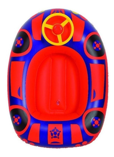 Imagen 3 de 6 de Auto Mini Bote Inflable Para Bebes Pileta Verano Flotador